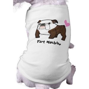 Smelly Bulldog (brindle and white) T-Shirt