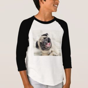 Smiling pug.Funny pug T-Shirt