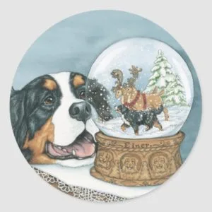 Snowglobe Sticker
