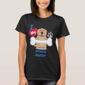 SPANISH MASTIFF Cute Dog Gift Idea Funny Dogs T-Shirt