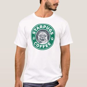 Star Pugs Coffee T-Shirt