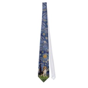 Starry Night - Beagle Tie