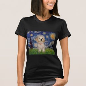 Starry Night - Havanese Puppy T-Shirt