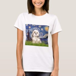 Starry Night - Shih Tzu (Y) T-Shirt