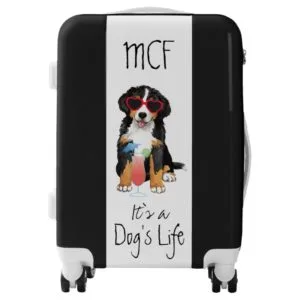 Summer Bernese Mountain Dog Luggage