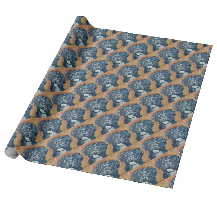 SWEET HAVANESE PUPPY WRAPPING PAPER