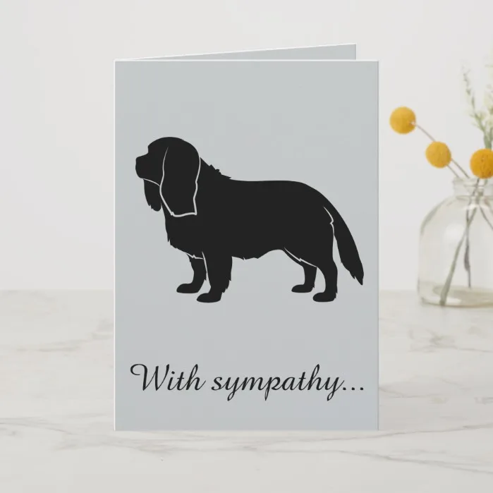 Sympathy: Loss of a Cavalier King Charles Spaniel Card