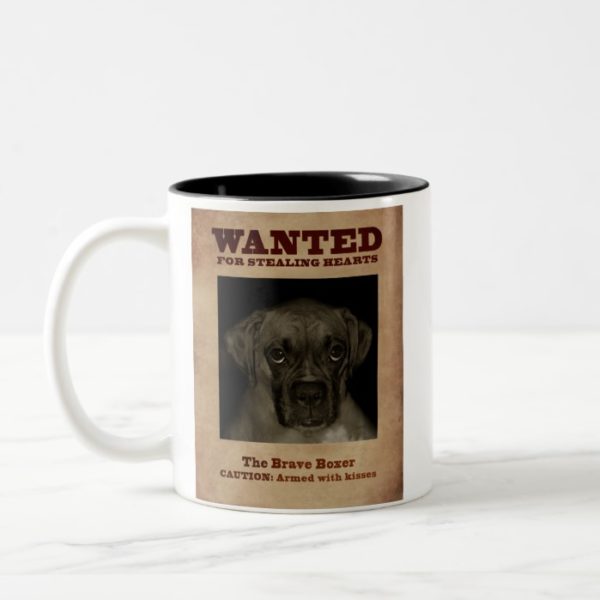 The Brave Boxer Two-Tone Coffee Mug