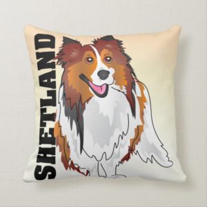 The Shetland Sheepdog Pillow