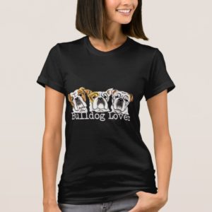 Three English Bulldogs T-Shirt