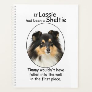 Timmy's Tri-Color Sheltie Planner