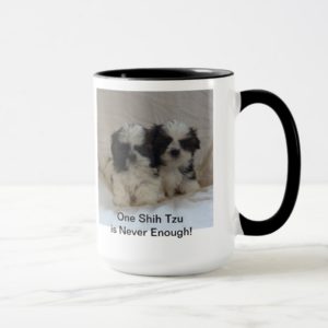 Two Shih Tzu Puppy Mug