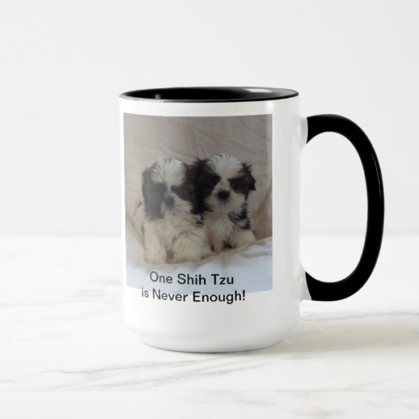 Two Shih Tzu Puppy Mug