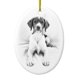 Two-sided Brittany Ornament