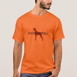 UNLEASH THE VIZSLA (men's orange) T-Shirt