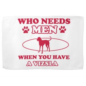 Vizsla dog breed designs towel