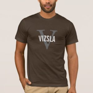 Vizsla Dog Breed/Dog Lovers Initials Shirt
