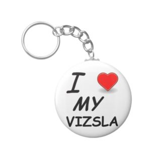 vizsla love.png keychain