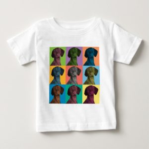 Vizsla Pop-Art Baby T-Shirt