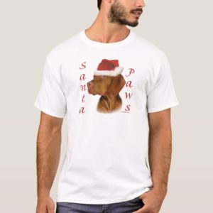 Vizsla Santa Paws T-Shirt
