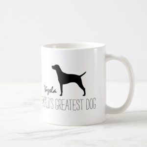 Vizsla Silhouette World's Greatest Dog Coffee Mug