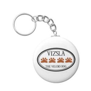 Vizsla The Velcro Dog keychain