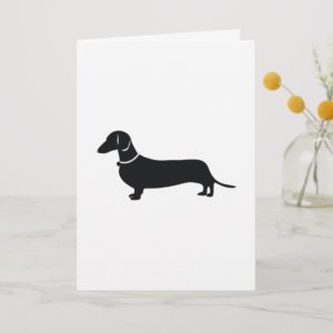 Weiner Dog Card