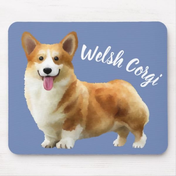 Welsh Corgi Illustrated Mousepad