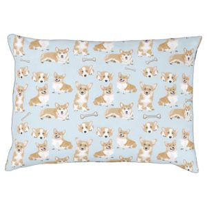 Welsh Corgi Pembroke Dog Puppy Pattern Pet Bed
