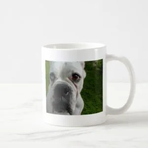 White Boxer Mug