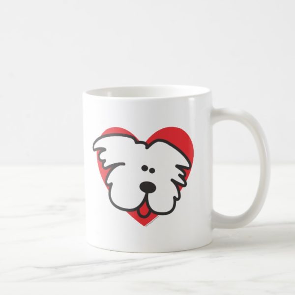 White Puppy Coffee Mug
