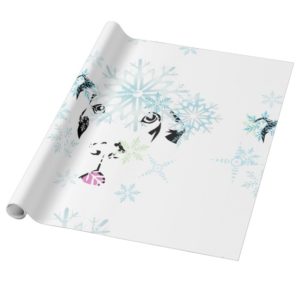 Winter Great Dane Wrapping Paper