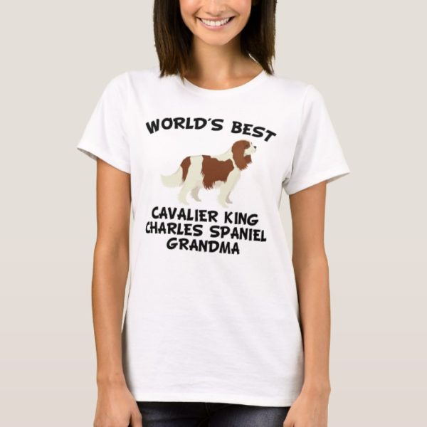 World's Best Cavalier King Charles Spaniel Grandma T-Shirt