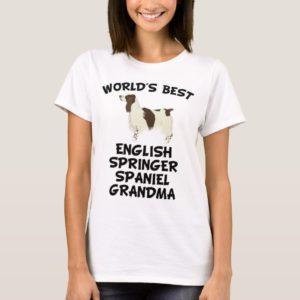 World's Best English Springer Spaniel Grandma T-Shirt