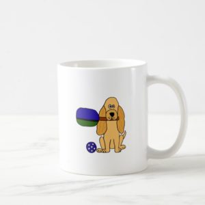 XX- Pickleball Cocker Spaniel Cartoon Coffee Mug
