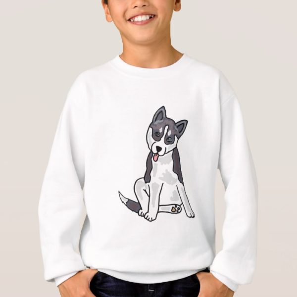 XX- Siberian Husky Puppy Dog Sweatshirt