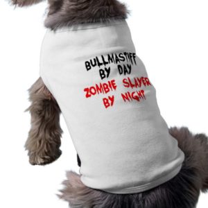Zombie Slayer Bullmastiff T-Shirt